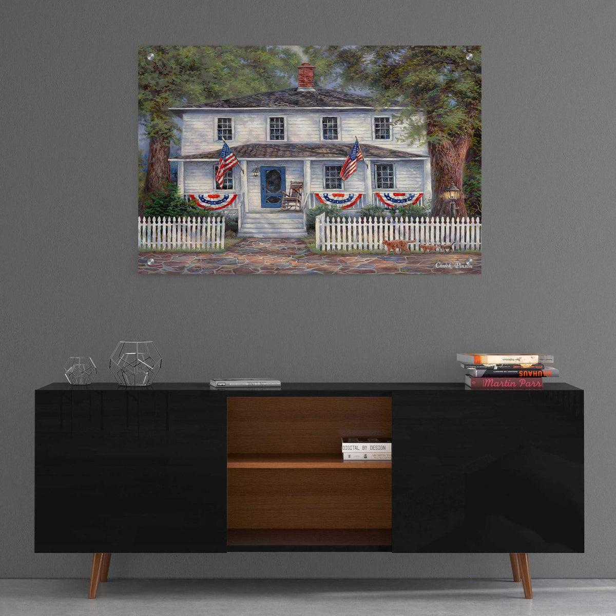 American Roots by Chuck Pinson - 36x24 acrylic wall art in a room