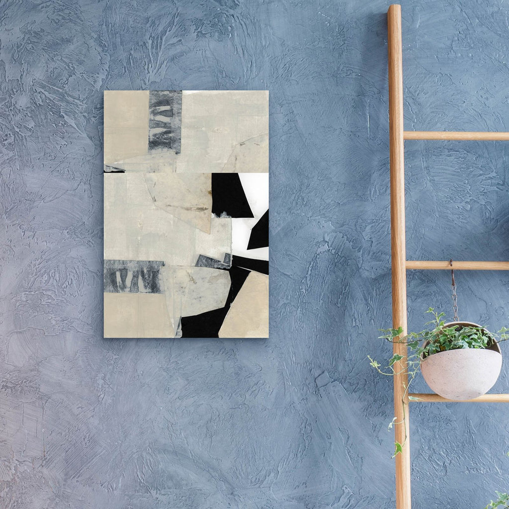 Monochrome Falls 5 by Cartissi - 16x24 acrylic wall art in a room