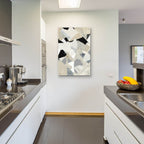 Monochrome Falls 7 by Cartissi - 24x36 acrylic wall art in a room