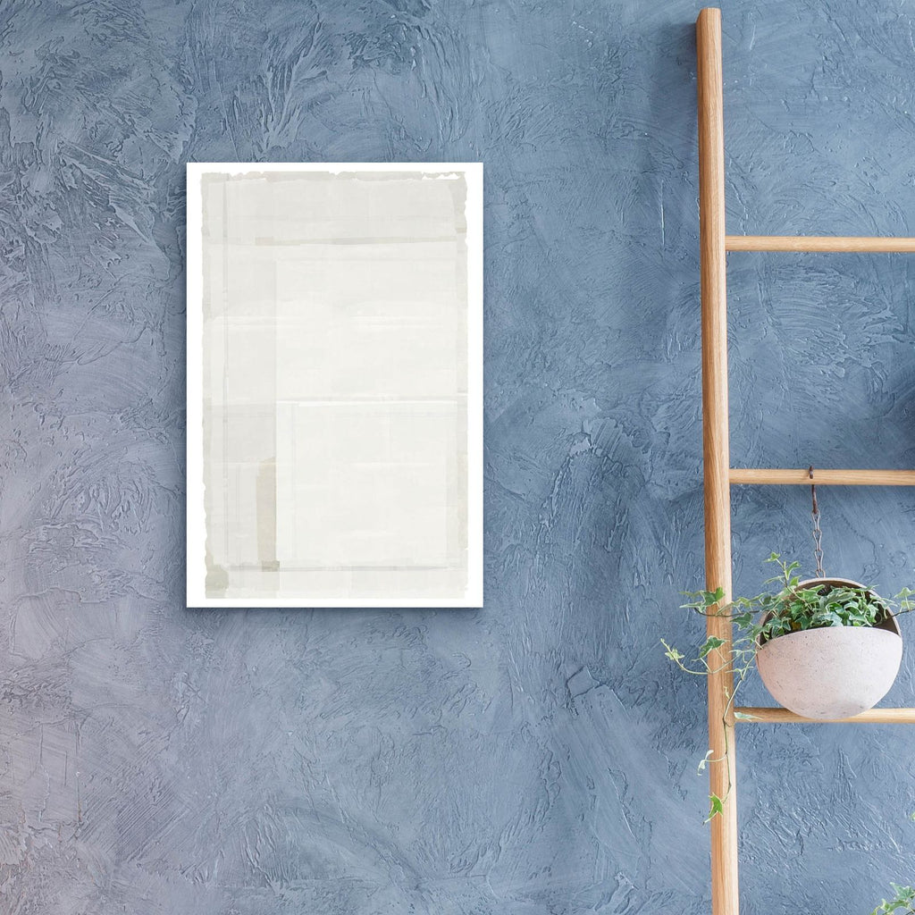White On White 1 by Cartissi - 16x24 acrylic wall art in a room