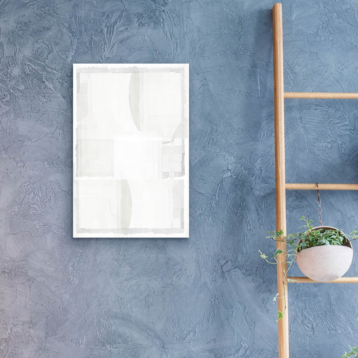 White On White 5 by Cartissi - 16x24 acrylic wall art in a room