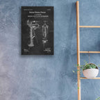 Epic Art 'Marine Propulsion Blueprint Patent Chalkboard,' Acrylic Glass Wall Art,16x24