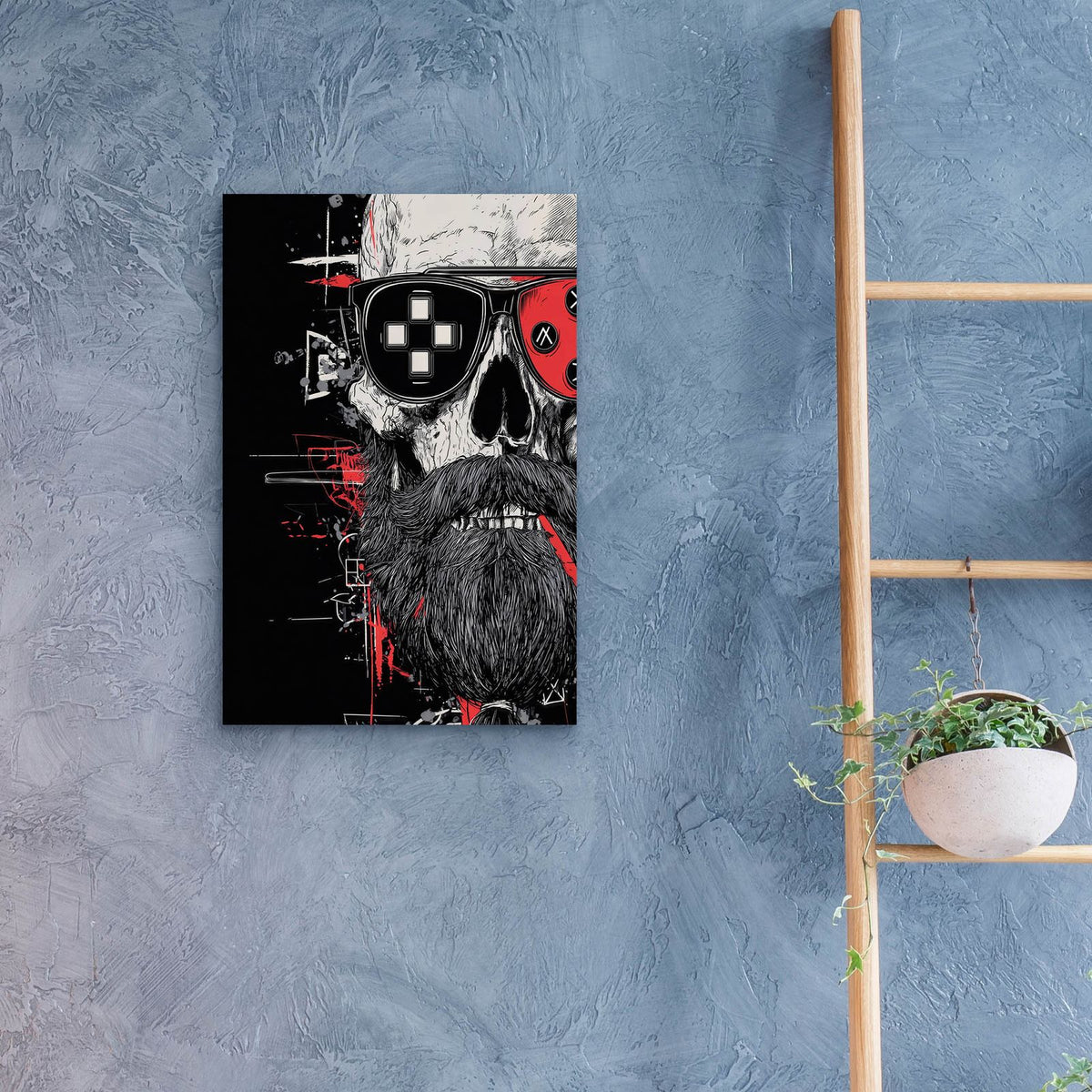Afterlife Gamer by Ann Klee - 16x24 acrylic wall art in a room