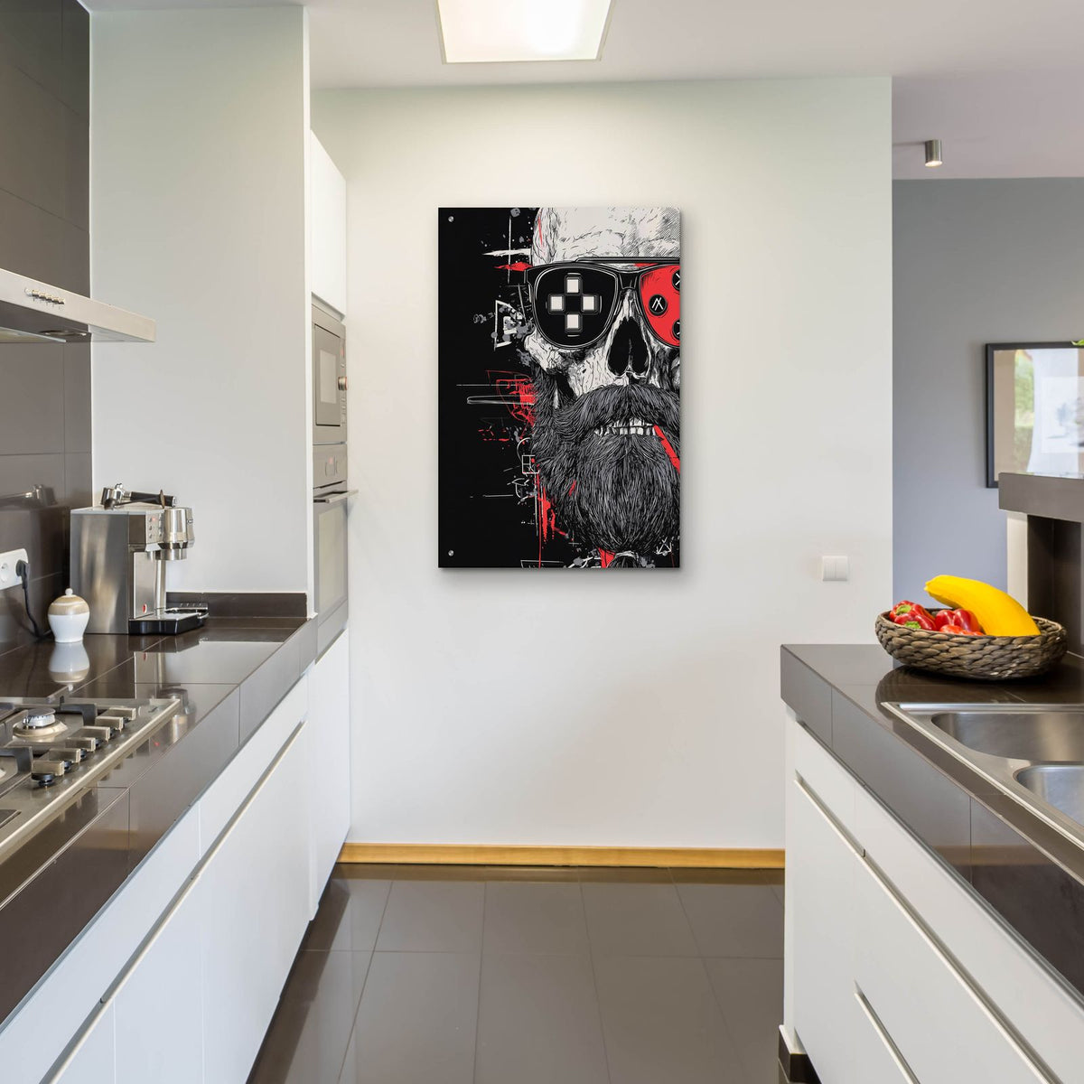 Afterlife Gamer by Ann Klee - 24x36 acrylic wall art in a room