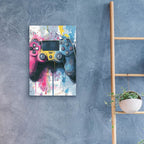 Gamer Graffiti 2 by Ann Klee - 16x24 acrylic wall art in a room