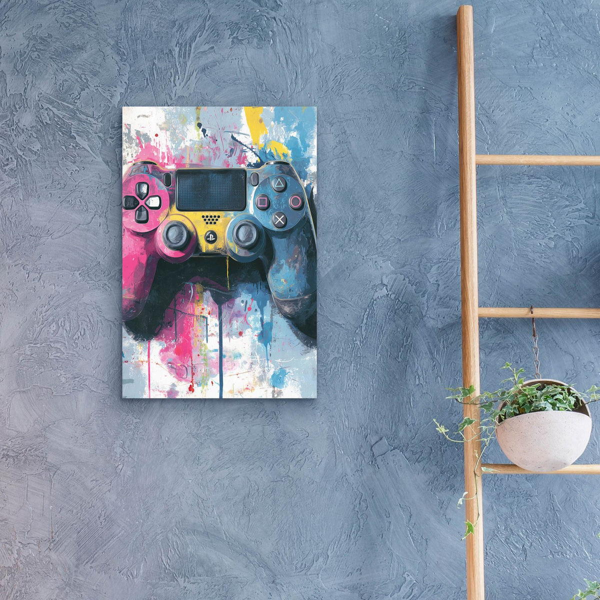 Gamer Graffiti 2 by Ann Klee - 16x24 acrylic wall art in a room