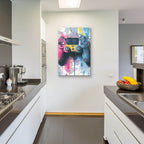 Gamer Graffiti 2 by Ann Klee - 24x36 acrylic wall art in a room