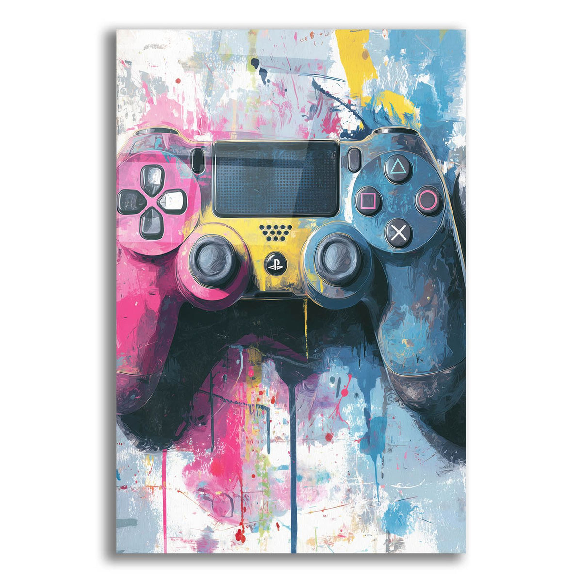 Gamer Graffiti 2 by Ann Klee acrylic glass wall art