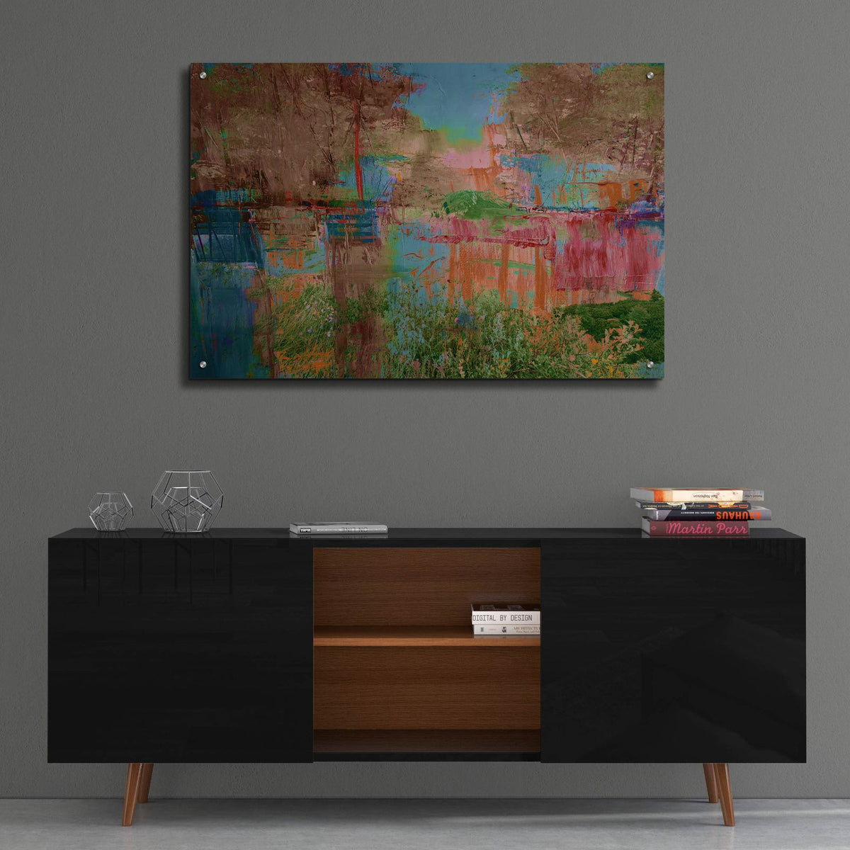Dutch Landscape by Cesare Bellassai - 36x24 acrylic wall art in a room