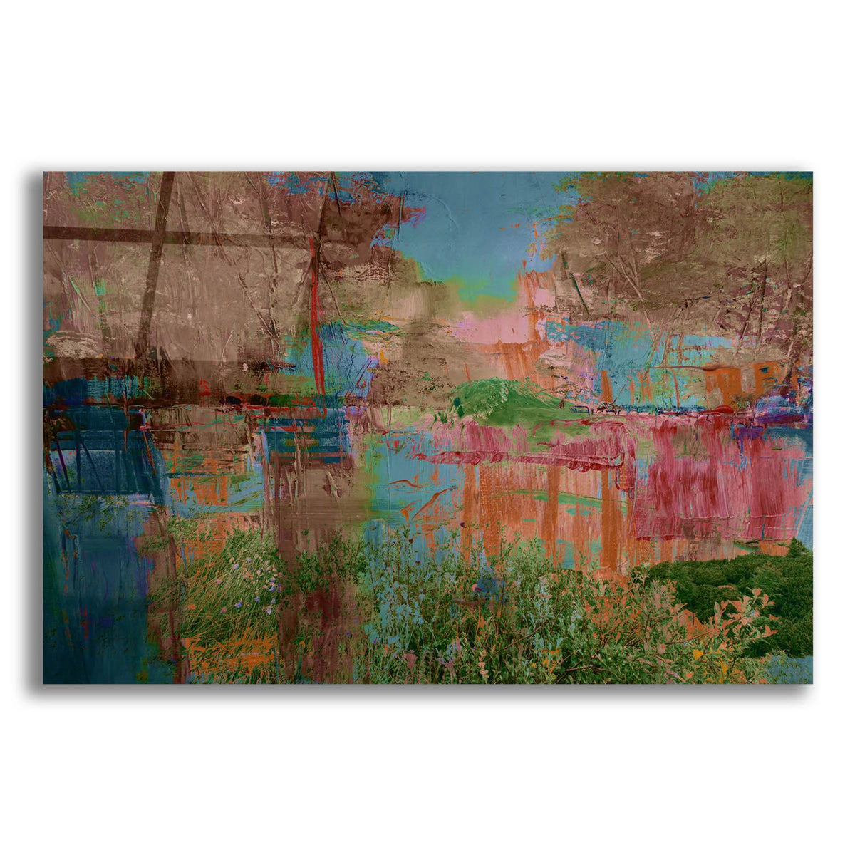 Dutch Landscape by Cesare Bellassai acrylic glass wall art