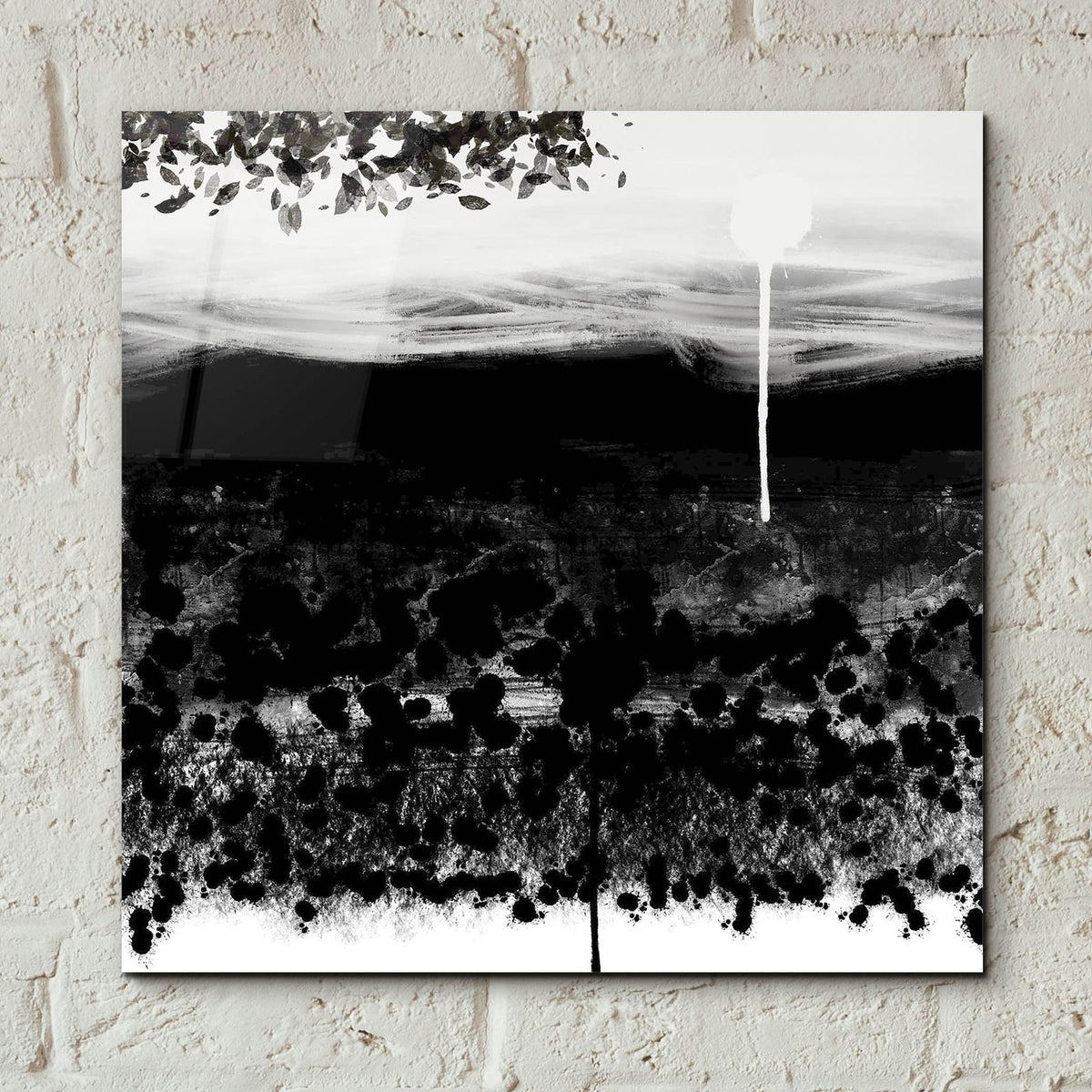 Lights & Shadows Of A Landscape by Cesare Bellassai - 12x12 acrylic wall art in a room