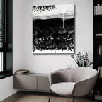 Lights & Shadows Of A Landscape by Cesare Bellassai - 36x36 acrylic wall art in a room