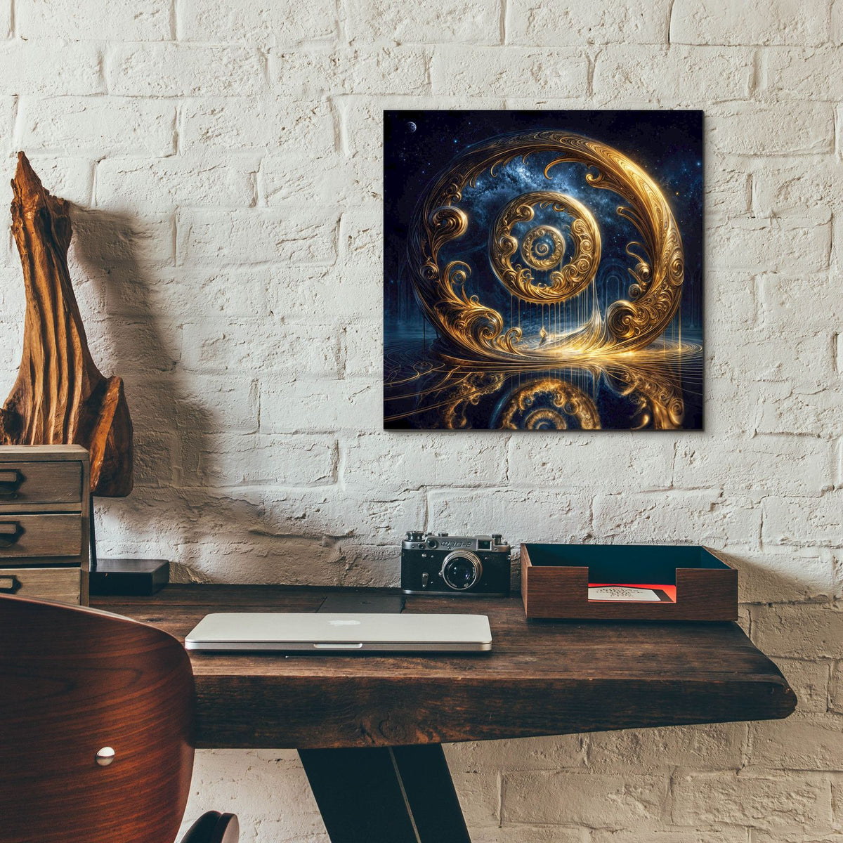 Circle Of Dreams by Rey Klimt - 12x12 acrylic wall art in a room