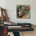 Earth Face 1 by Rey Klimt - 12x12 acrylic wall art in a room