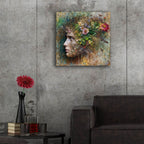 Earth Face 1 by Rey Klimt - 24x24 acrylic wall art in a room
