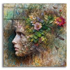 Earth Face 1 by Rey Klimt acrylic glass wall art