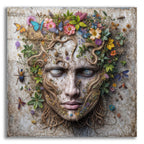 Earth Face 2 by Rey Klimt acrylic glass wall art