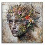 Earth Face 3 by Rey Klimt acrylic glass wall art