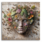 Earth Face 4 by Rey Klimt acrylic glass wall art