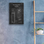 Epic Art 'Punching Bag Blueprint Patent Chalkboard,' Acrylic Glass Wall Art,16x24
