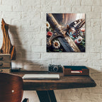 Enchanted Sword 2 by Rey Klimt - 12x12 acrylic wall art in a room