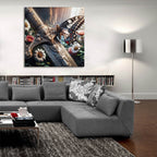 Enchanted Sword 2 by Rey Klimt - 36x36 acrylic wall art in a room