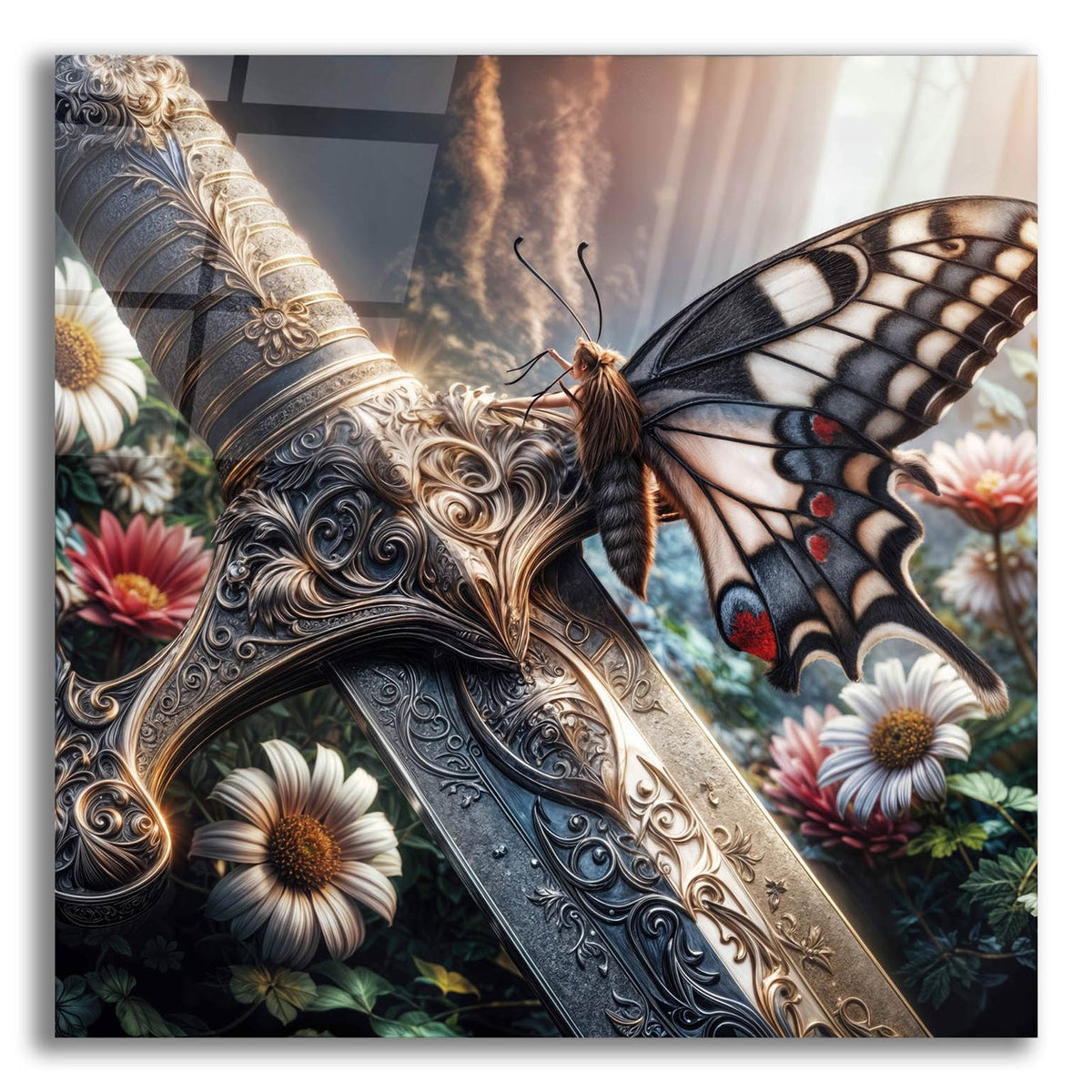 Enchanted Sword 2 by Rey Klimt acrylic glass wall art