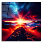Epic Path To Sunrise by Rey Klimt acrylic glass wall art