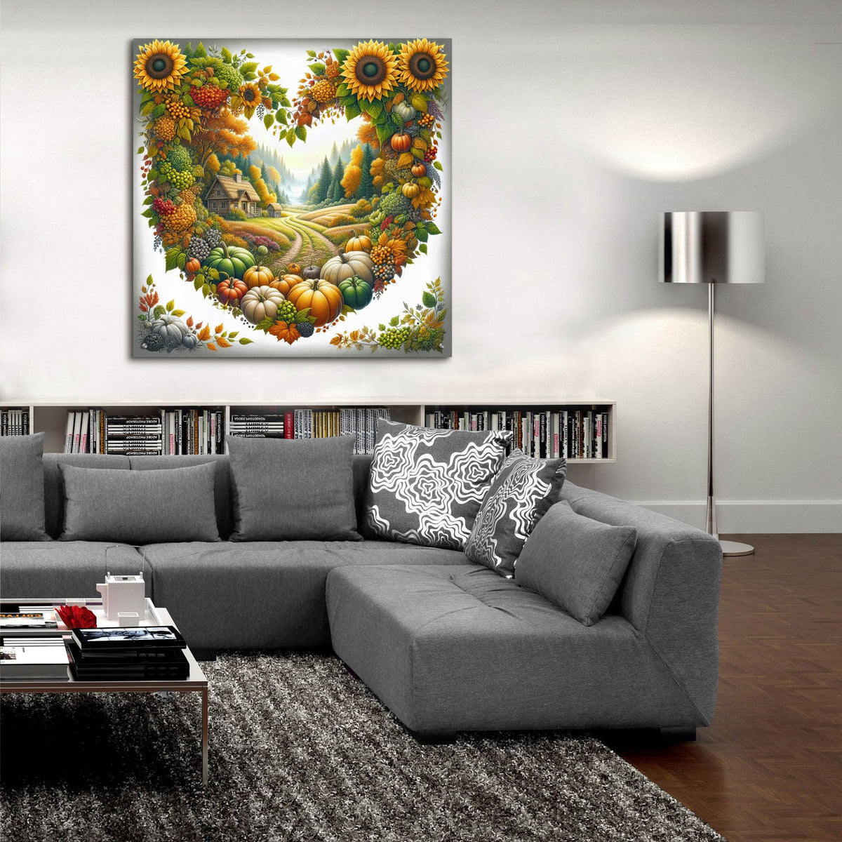 Fall In Love 4 by Rey Klimt - 36x36 acrylic wall art in a room