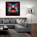 Gothic Butterfly 4 by Rey Klimt - 36x36 acrylic wall art in a room