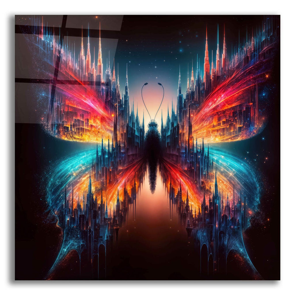 Gothic Butterfly 4 by Rey Klimt acrylic glass wall art