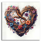 Heart Blooms Again 1 by Rey Klimt acrylic glass wall art