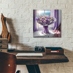 Lavander View 1 by Rey Klimt - 12x12 acrylic wall art in a room