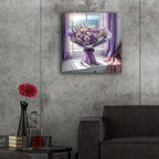 Lavander View 1 by Rey Klimt - 24x24 acrylic wall art in a room