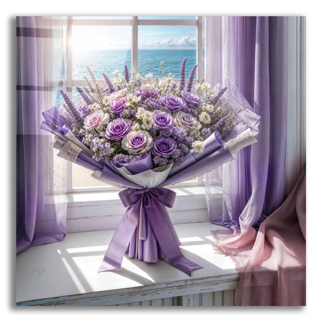 Lavander View 1 by Rey Klimt acrylic glass wall art