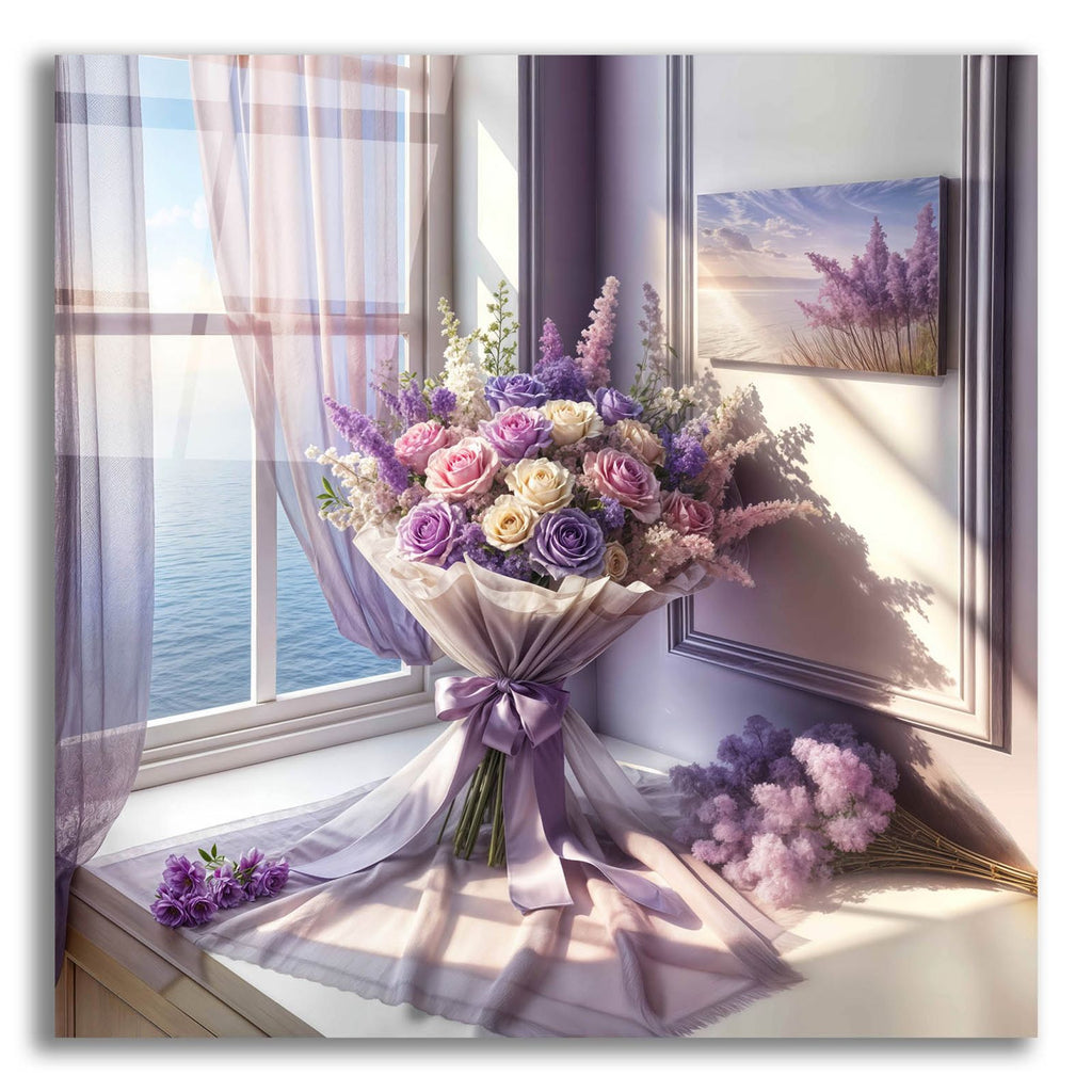Lavander View 2 by Rey Klimt acrylic glass wall art