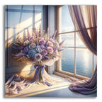 Lavander View 3 by Rey Klimt acrylic glass wall art