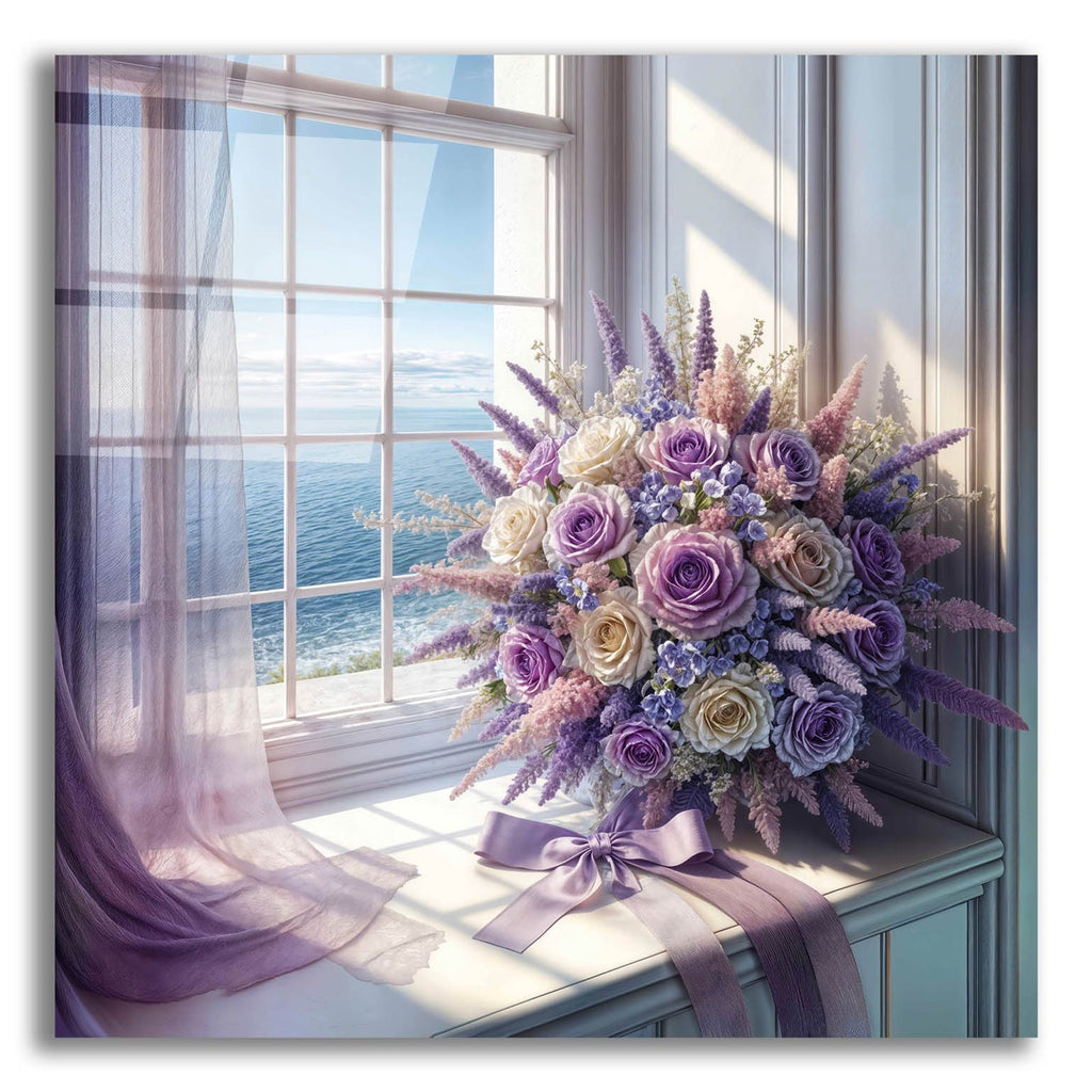 Lavander View 4 by Rey Klimt acrylic glass wall art