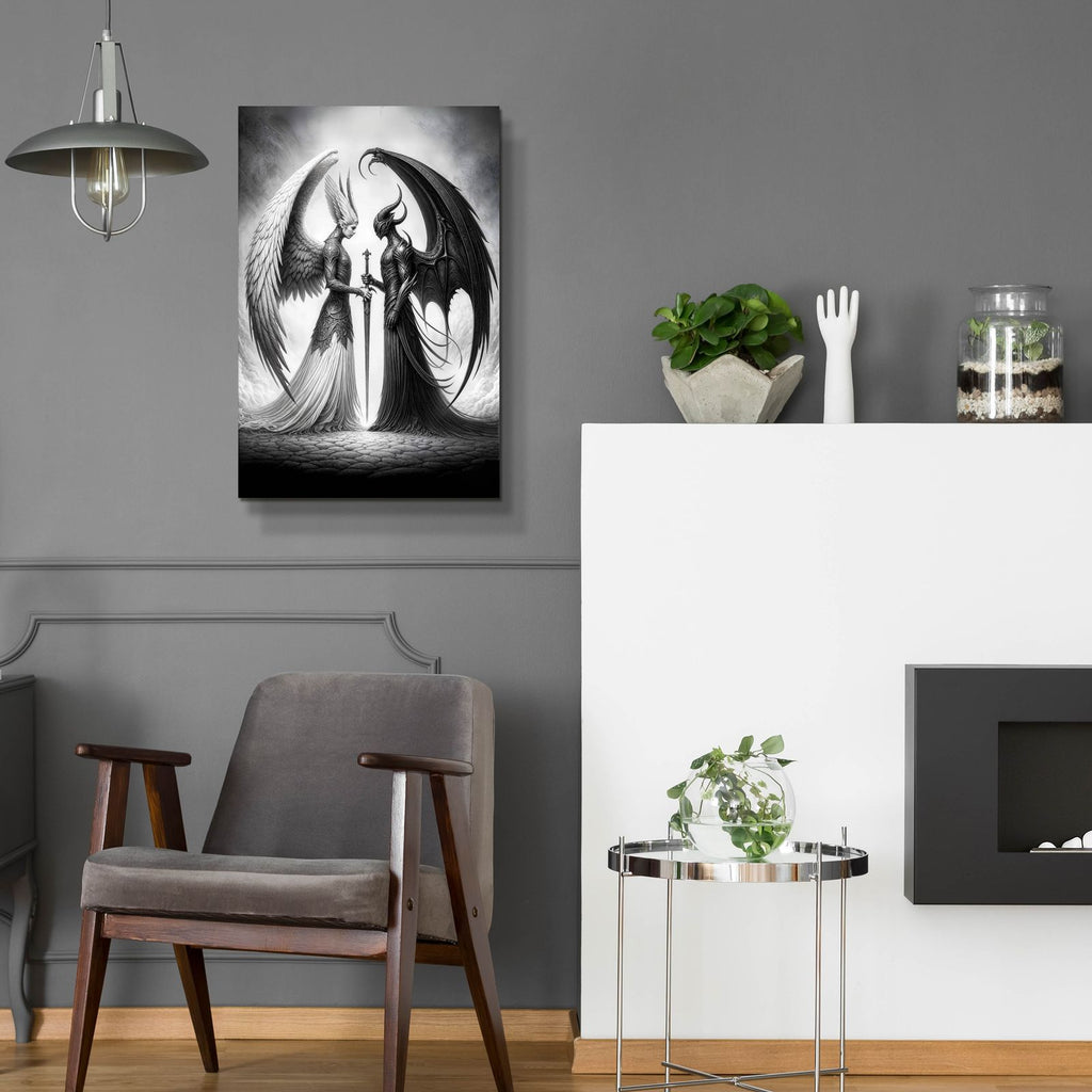 Let There Be Peace by Rey Klimt - 16x24 acrylic wall art in a room