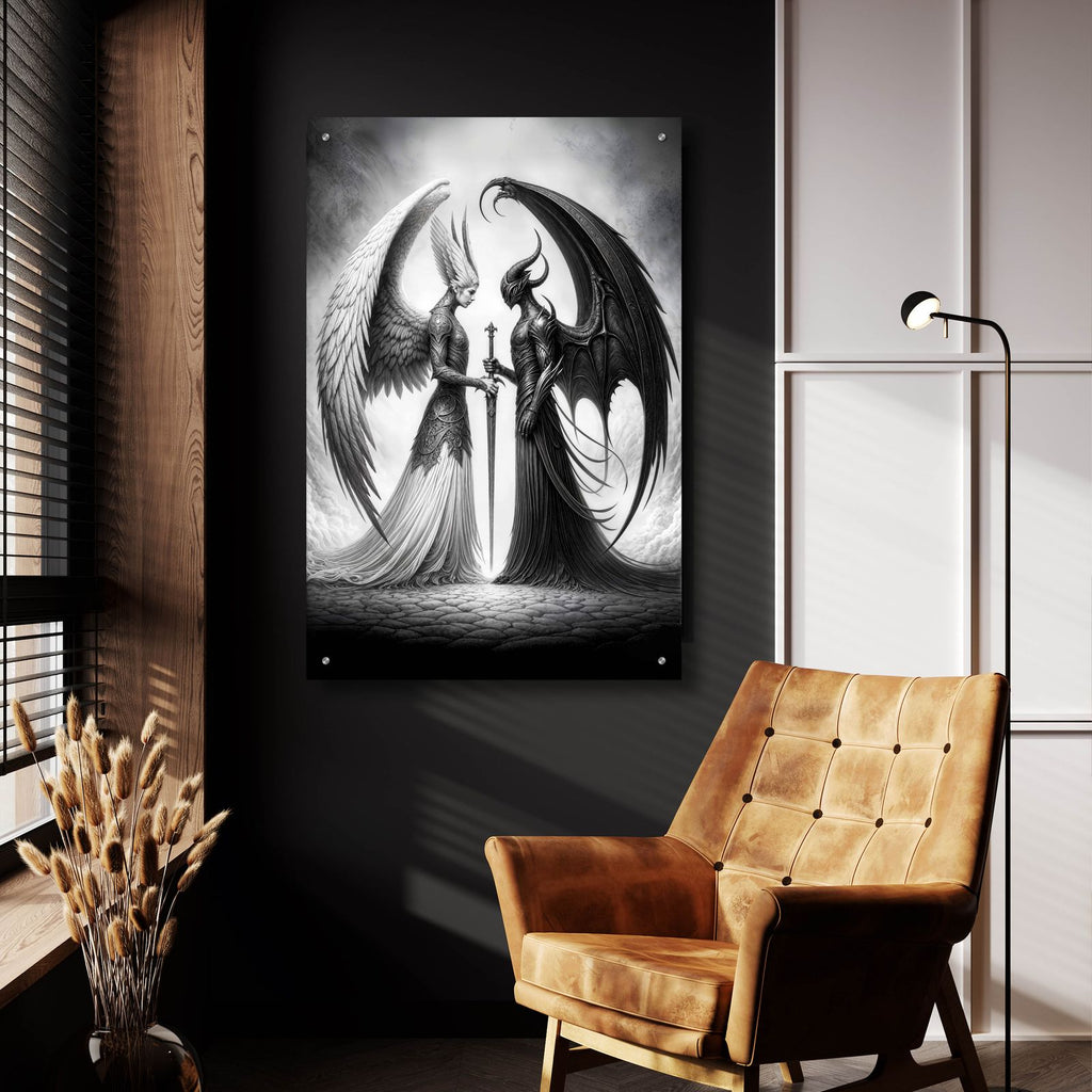 Let There Be Peace by Rey Klimt - 24x36 acrylic wall art in a room