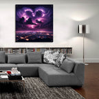 Love Lightning by Rey Klimt - 36x36 acrylic wall art in a room