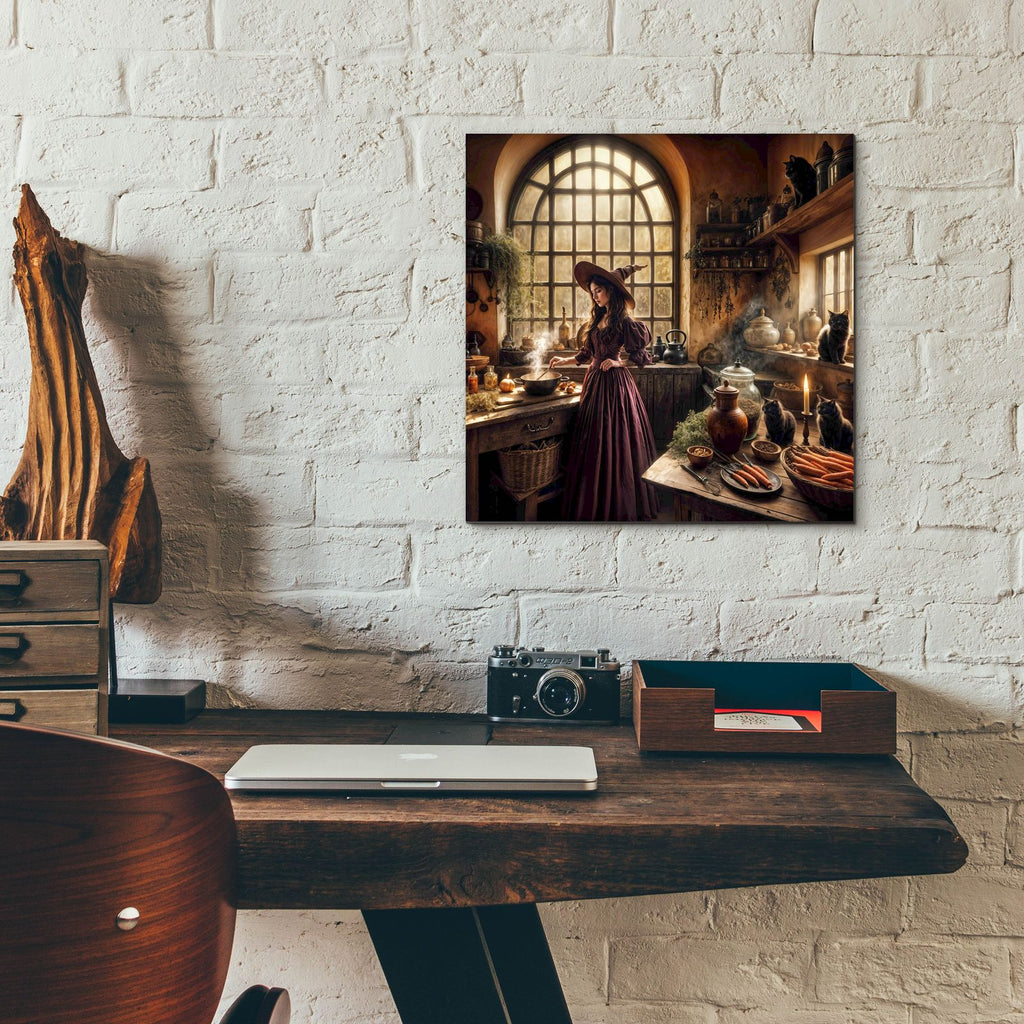 Magical Kitchen 1 by Rey Klimt - 12x12 acrylic wall art in a room