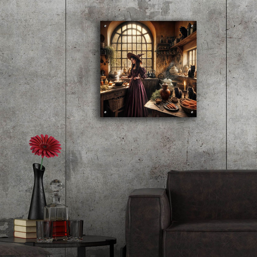 Magical Kitchen 1 by Rey Klimt - 24x24 acrylic wall art in a room