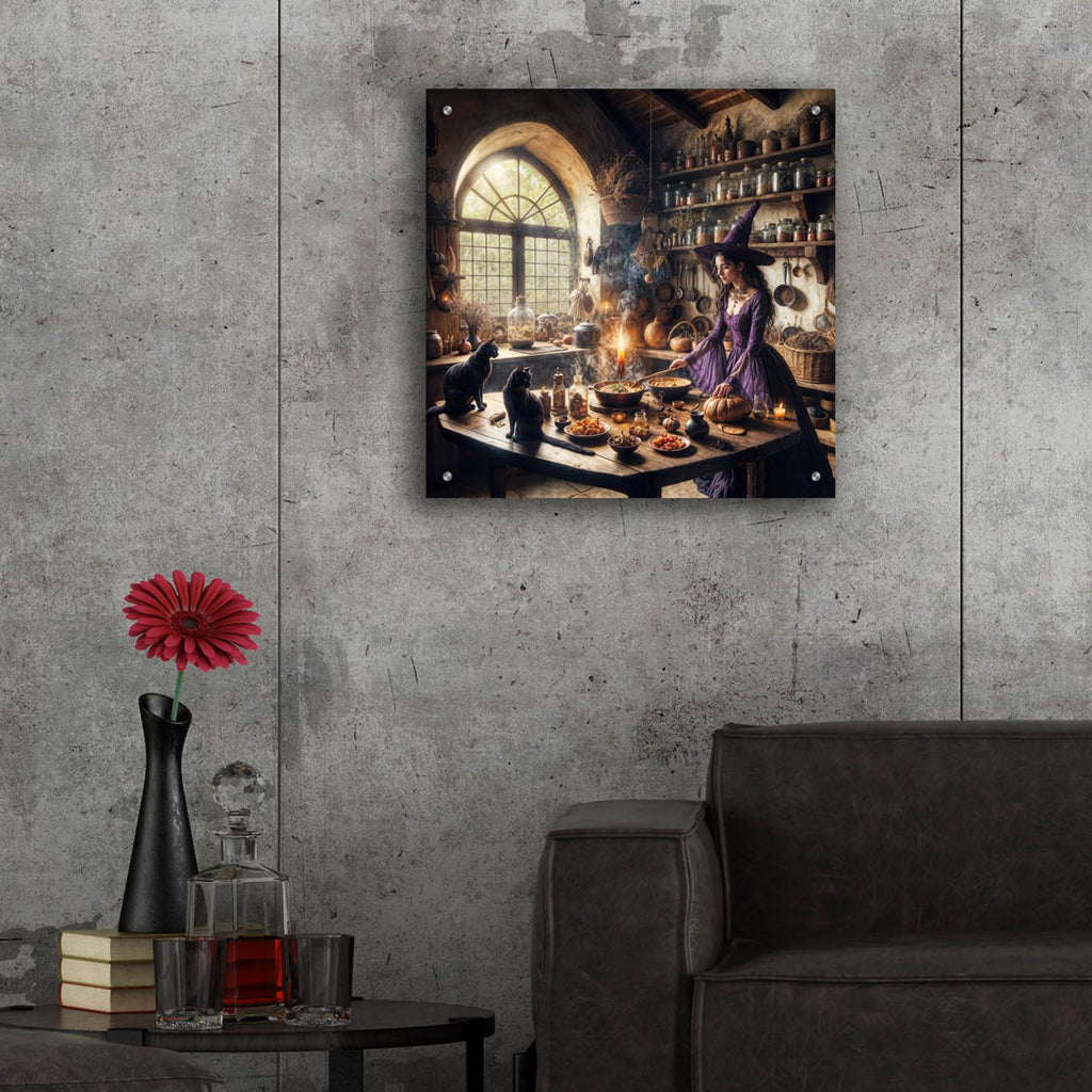 Magical Kitchen 2 by Rey Klimt - 24x24 acrylic wall art in a room