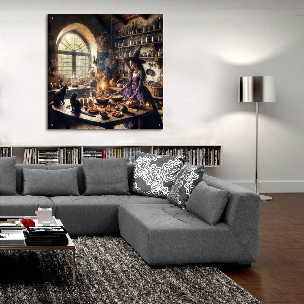 Magical Kitchen 2 by Rey Klimt - 36x36 acrylic wall art in a room
