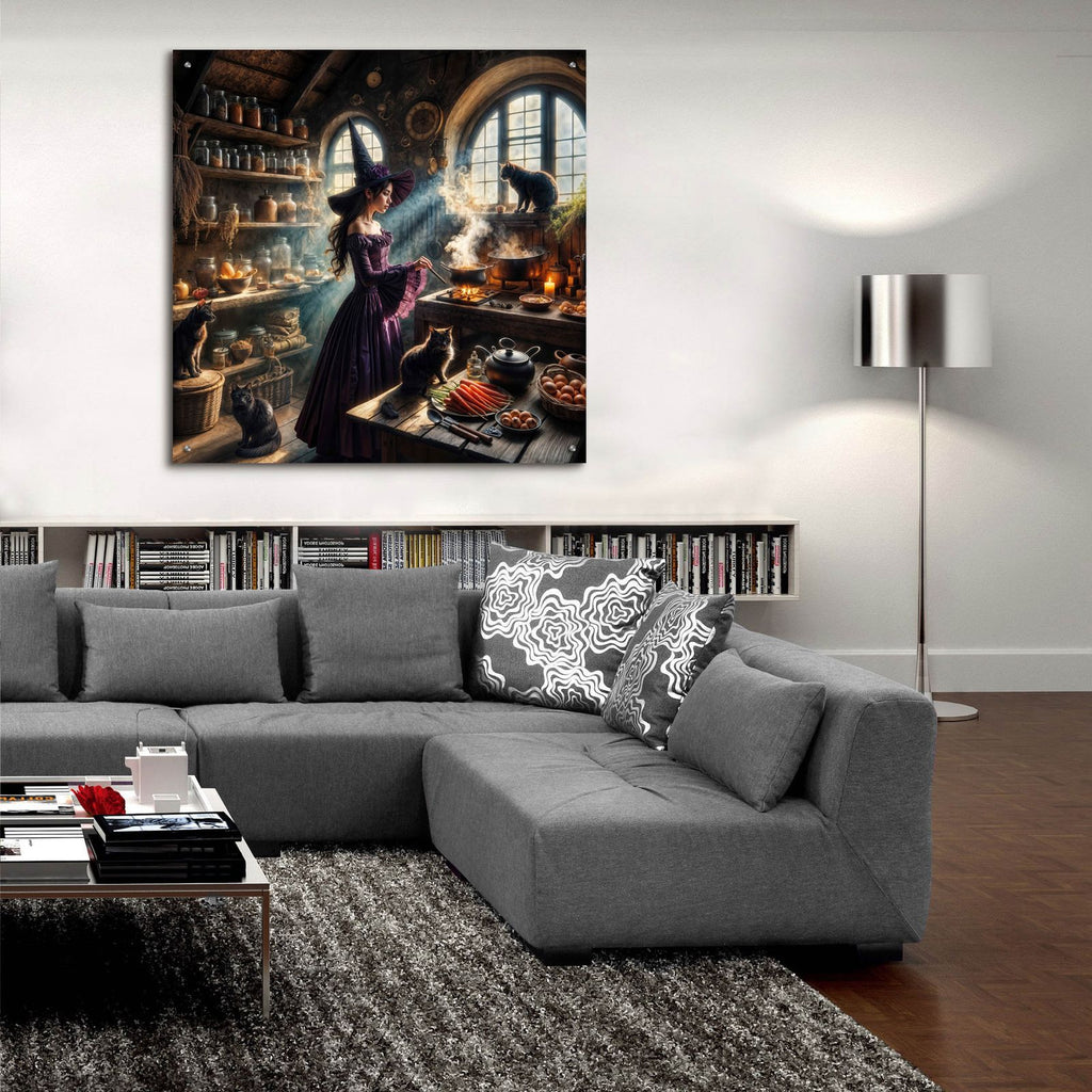 Magical Kitchen 3 by Rey Klimt - 36x36 acrylic wall art in a room
