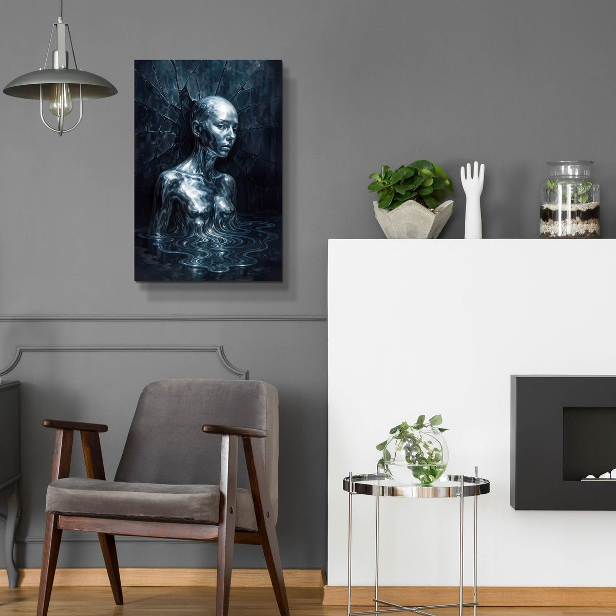 Melting Away by Rey Klimt - 16x24 acrylic wall art in a room