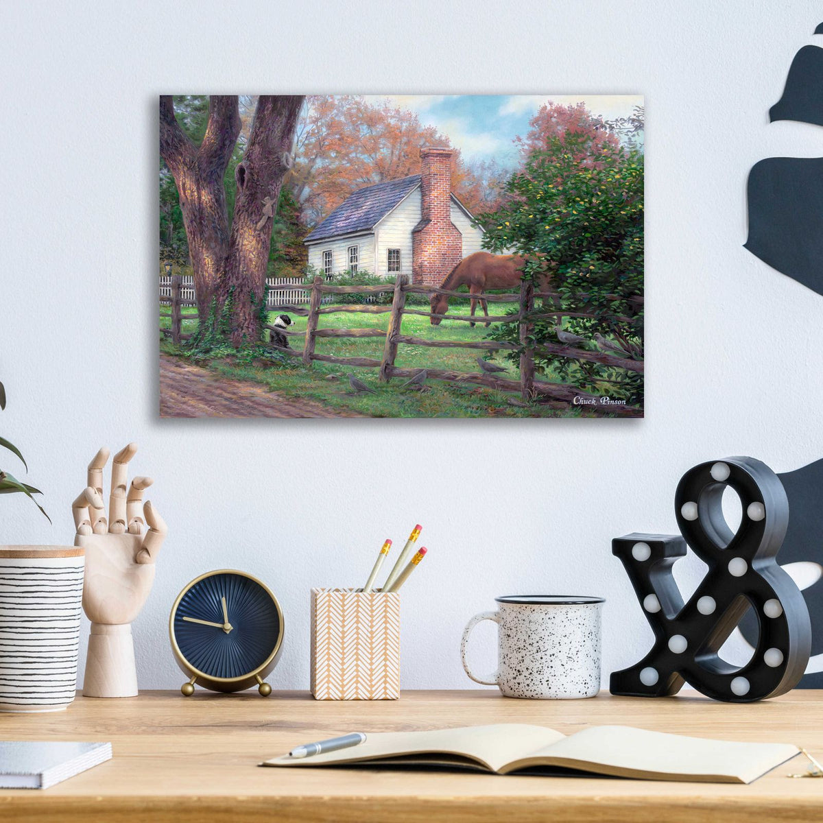 Where Time Moves Slower by Chuck Pinson - 16x12 acrylic wall art in a room