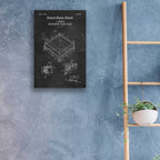 Epic Art 'Ring Blueprint Patent Chalkboard,' Acrylic Glass Wall Art,16x24