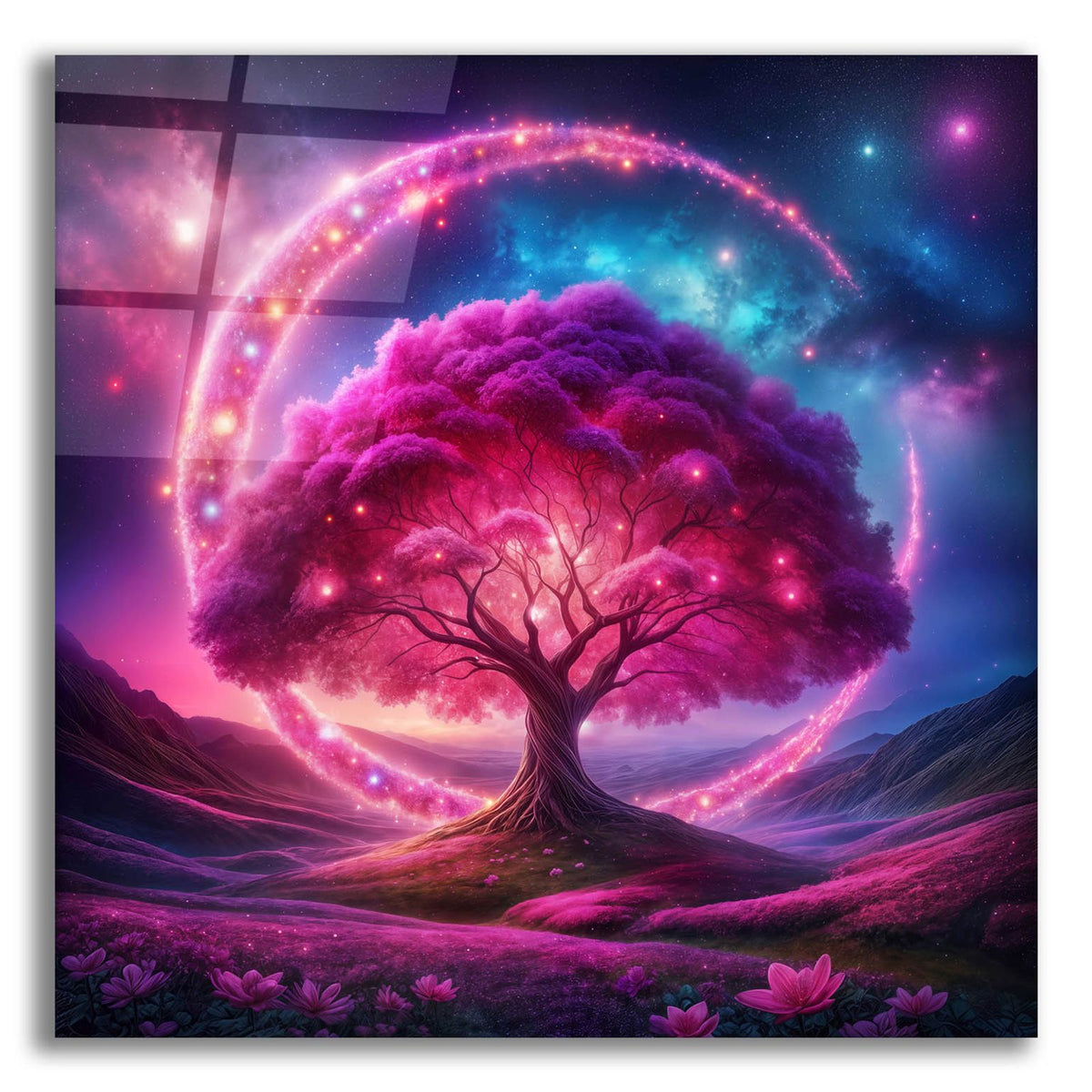 Purple Dreamscape by Rey Klimt acrylic glass wall art